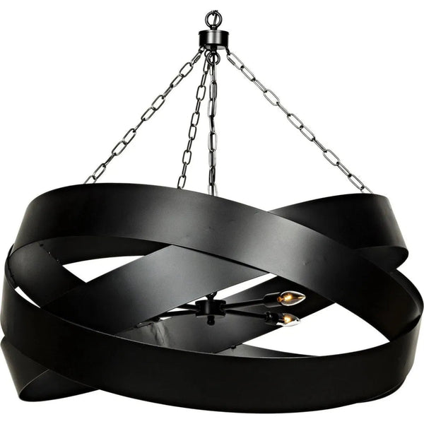 Orion Black Steel Pendent - LOOMLAN - Noir - Pendants