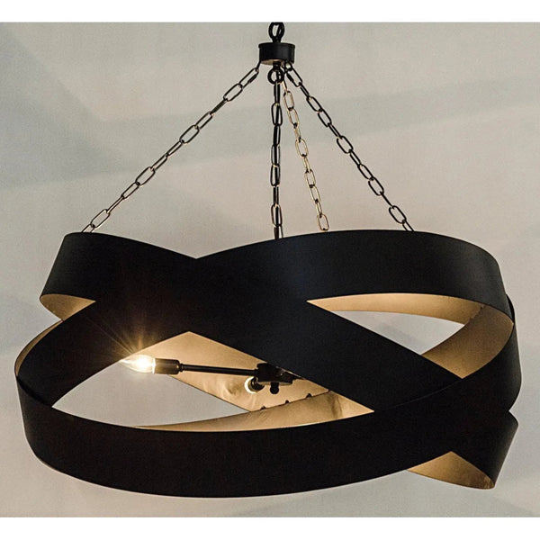 Orion Black Steel Pendent - LOOMLAN - Noir - Pendants