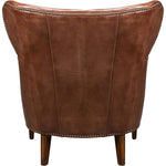 Orleans Leather Stylish Chair - LOOMLAN - Olivia + Quinn - Club Chairs