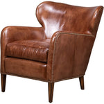 Orleans Leather Stylish Chair - LOOMLAN - Olivia + Quinn - Club Chairs