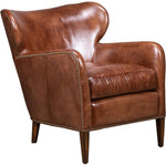 Orleans Leather Stylish Chair - LOOMLAN - Olivia + Quinn - Club Chairs