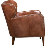 Orleans Leather Stylish Chair - LOOMLAN - Olivia + Quinn - Club Chairs