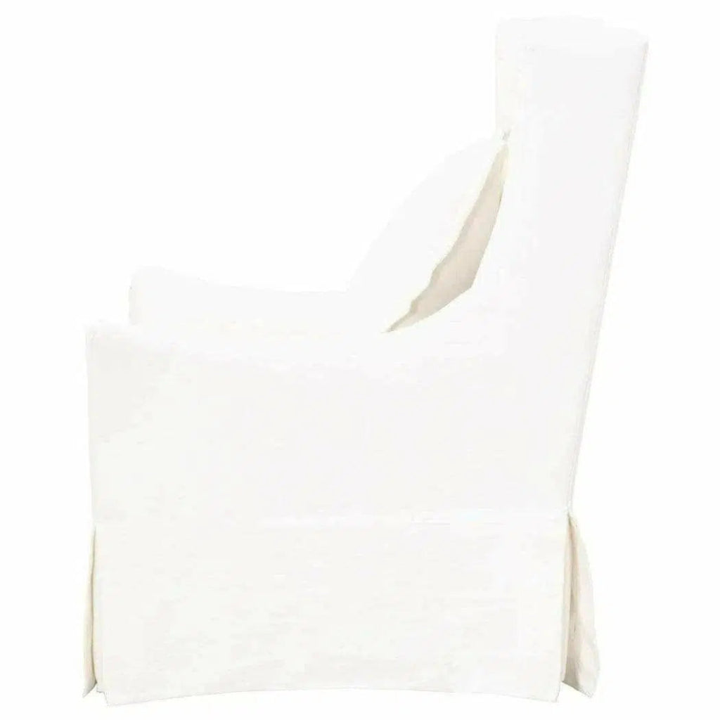 Otto Swivel Club Chair Creme Crepe - LOOMLAN - Essentials For Living - Club Chairs