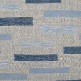 Outdoor Blockweave Lumbar Pillow - Indigo - LOOMLAN - D.V. Kap - Outdoor Pillows