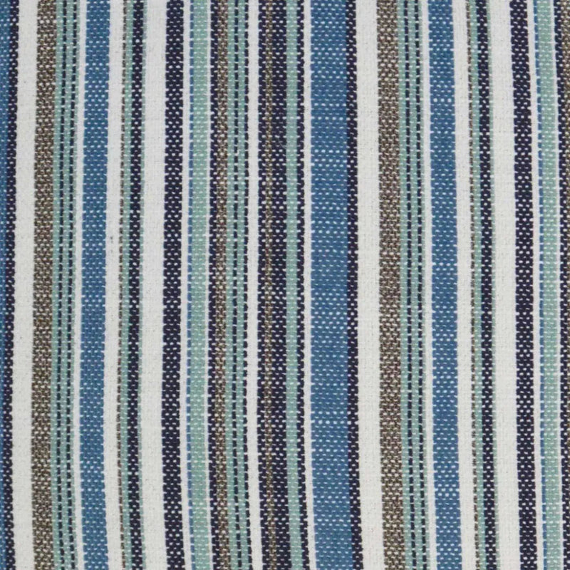 Outdoor Fancy Stripe Pillow - Navy - LOOMLAN - D.V. Kap - Outdoor Pillows