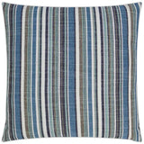 Outdoor Fancy Stripe Pillow - Navy - LOOMLAN - D.V. Kap - Outdoor Pillows