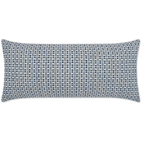 Outdoor Kittery Lumbar Pillow - Blue - LOOMLAN - D.V. Kap - Outdoor Pillows