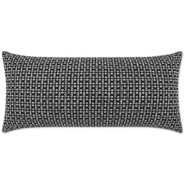 Outdoor Kittery Lumbar Pillow - Ebony - LOOMLAN - D.V. Kap - Outdoor Pillows