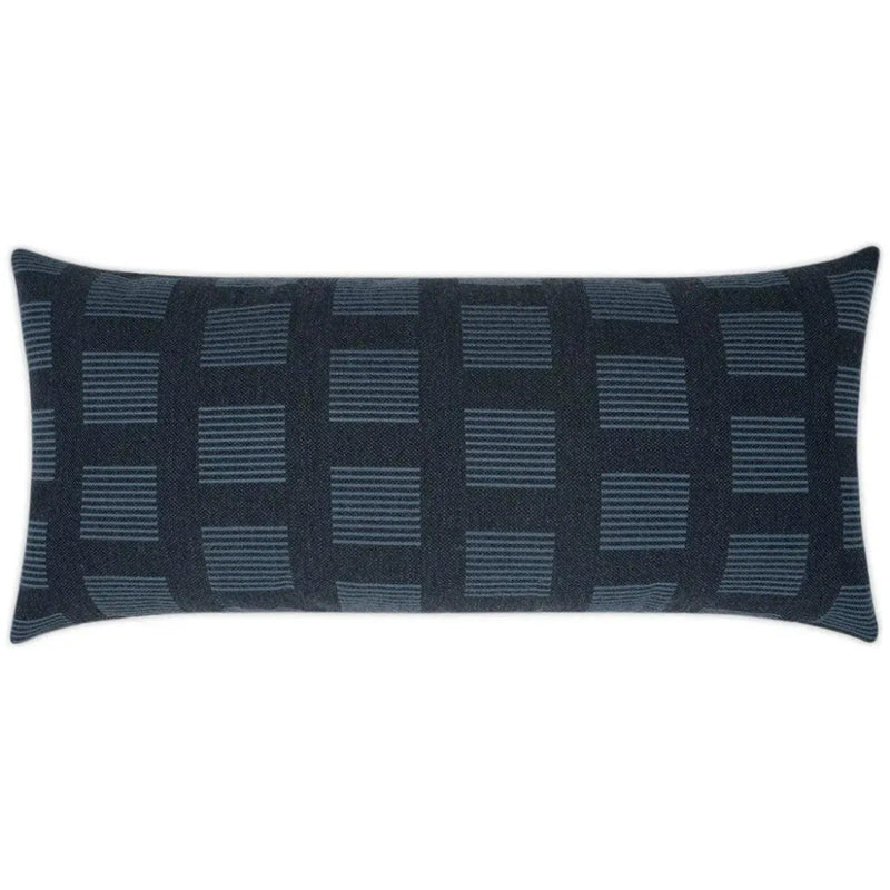 Outdoor Novara Lumbar Pillow - Indigo - LOOMLAN - D.V. Kap - Outdoor Pillows