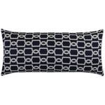 Outdoor Ocean Gate Lumbar Pillow - Navy - LOOMLAN - D.V. Kap - Outdoor Pillows