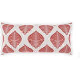 Outdoor Palmero Lumbar Pillow - Red - LOOMLAN - Outdoor Pillows