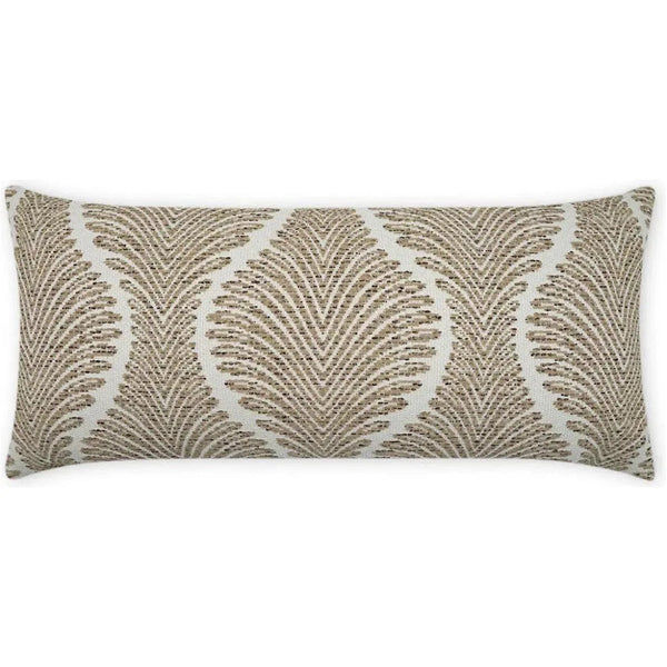 Outdoor Palmyra Lumbar Pillow - Taupe - LOOMLAN - D.V. Kap - Outdoor Pillows