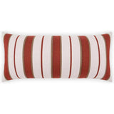 Outdoor Paruani Lumbar Pillow - Red - LOOMLAN - Outdoor Pillows