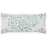 Outdoor Peggy Lumbar Pillow - Spa - LOOMLAN - Outdoor Pillows