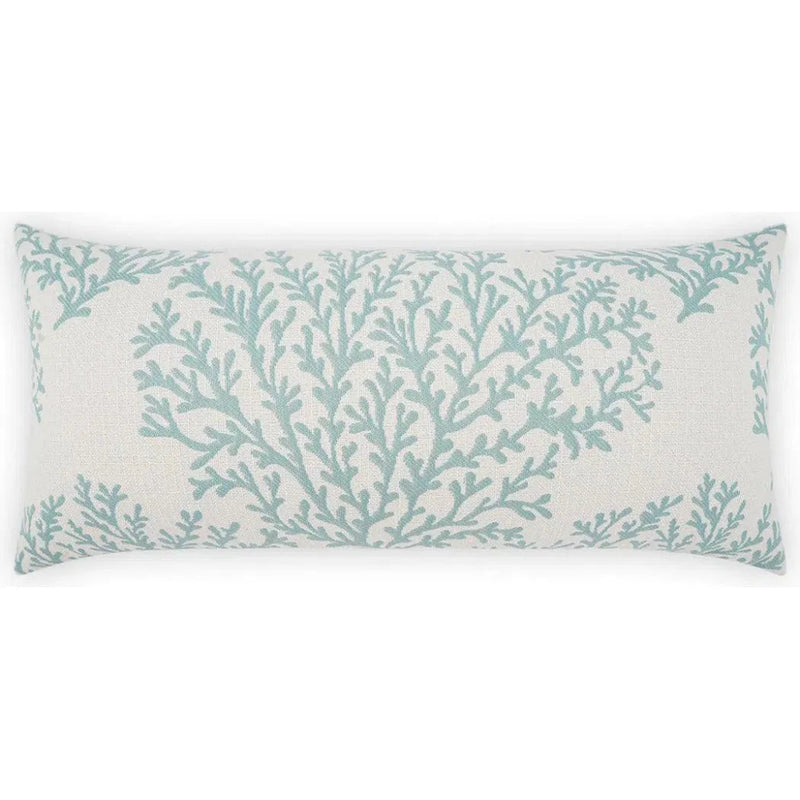 Outdoor Peggy Lumbar Pillow - Spa - LOOMLAN - Outdoor Pillows