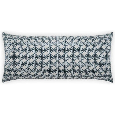 Outdoor Pella Lumbar Pillow - Blue - LOOMLAN - D.V. Kap - Outdoor Pillows