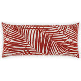 Outdoor Prudy Lumbar Pillow - Red - LOOMLAN - Outdoor Pillows