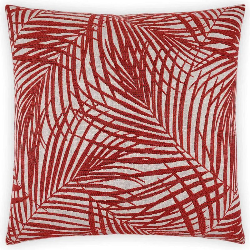 Outdoor Prudy Pillow - Red - LOOMLAN - Outdoor Pillows