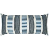 Outdoor Sideline Lumbar Pillow - Indigo - LOOMLAN - D.V. Kap - Outdoor Pillows