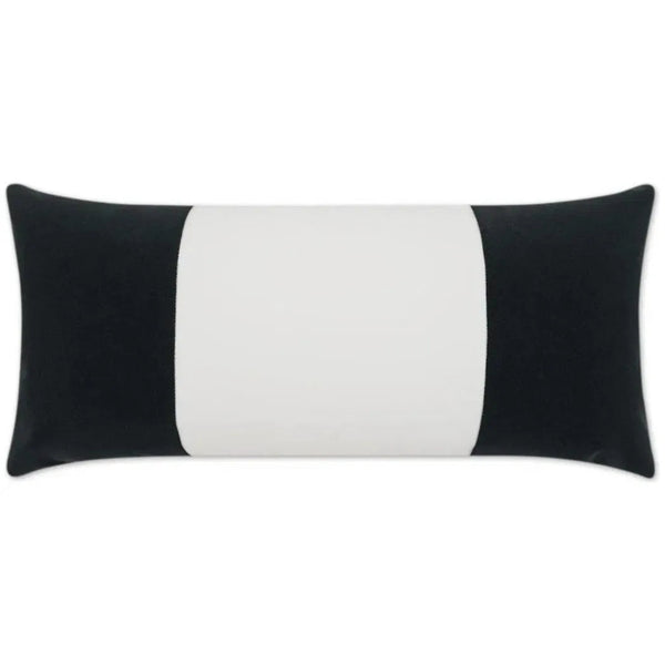 Outdoor Sundance Band Lumbar Pillow - Charcoal - LOOMLAN - D.V. Kap - Outdoor Pillows