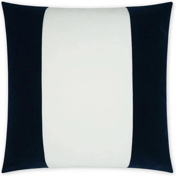 Outdoor Sundance Band Pillow - Navy - LOOMLAN - D.V. Kap - Outdoor Pillows