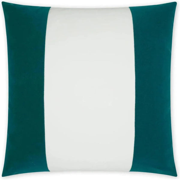Outdoor Sundance Band Pillow - Peacock - LOOMLAN - D.V. Kap - Outdoor Pillows