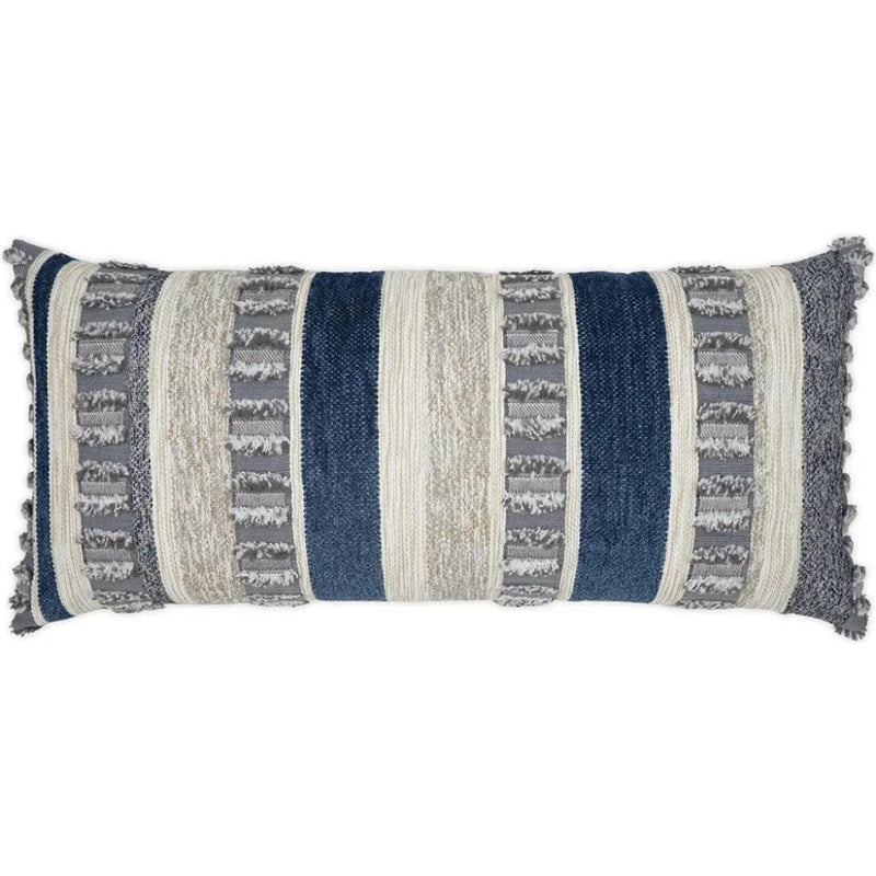 Outdoor Teton Lumbar Pillow - Indigo - LOOMLAN - D.V. Kap - Outdoor Pillows