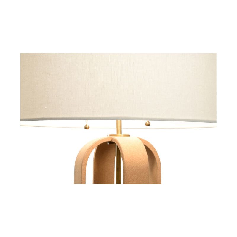 Ovalay Natural Cork Table Lamp - LOOMLAN - Wildwood - Table Lamps