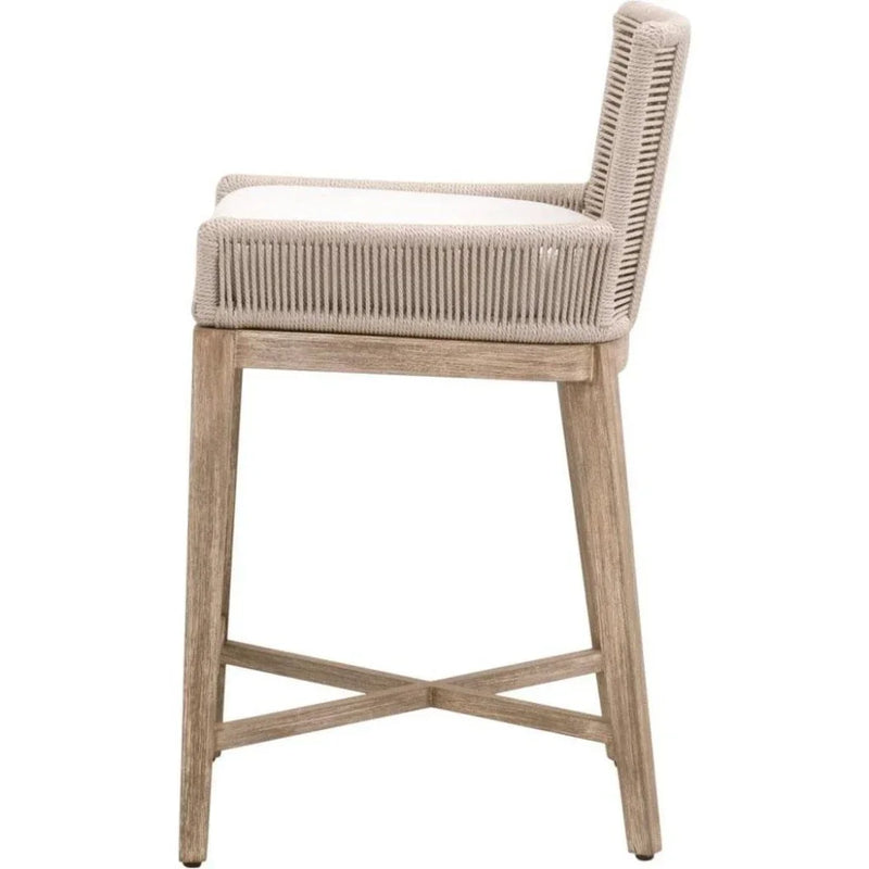Overlay Fabric Counter Stool - LOOMLAN - Essentials For Living - Counter Stools