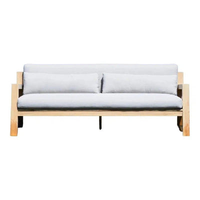 Pacifica Teak Outdoor Couch - LOOMLAN - Artesia - Outdoor Sofas & Loveseats