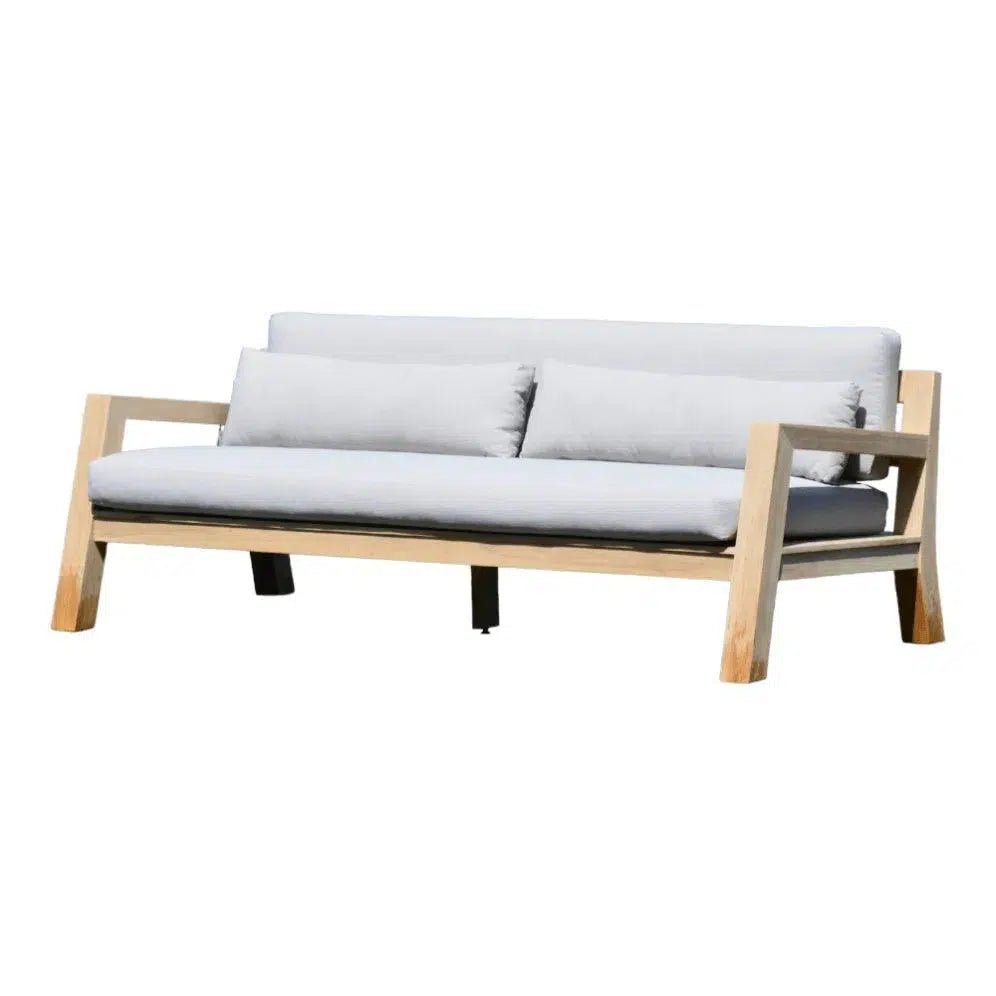 Pacifica Teak Outdoor Couch - LOOMLAN - Artesia - Outdoor Sofas & Loveseats