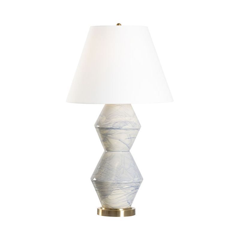 Paint Splatter Silhouette Brass Base Table Lamp - LOOMLAN - Chelsea House - Table Lamps