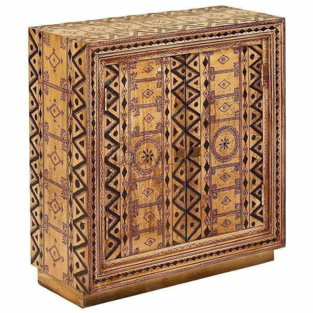 Painted Henna 4 Drawer Accent Cabinet - LOOMLAN - LOOMLAN - Accent Cabinets