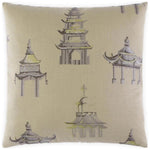 Palacio Brown Throw Pillow With Insert - LOOMLAN - Throw Pillows