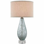 Pale Blue Speckle Optimist Table Lamp - LOOMLAN - Currey & Co - Table Lamps