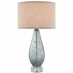 Pale Blue Speckle Optimist Table Lamp - LOOMLAN - Currey & Co - Table Lamps