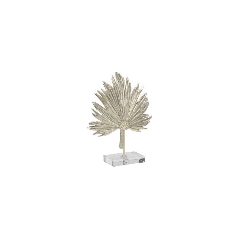 Palm Leaf Design Sculpture - LOOMLAN - Chelsea House - Statues & Sculptures