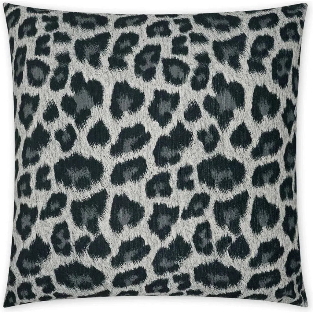 Panthera Domino Animal Grey Large Throw Pillow Insert - LOOMLAN - D.V. Kap - Throw Pillows