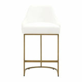 Parissa Counter Stool 2PC LiveSmart White - LOOMLAN - Essentials For Living - Counter Stools