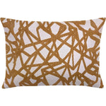 Pasha Caramel Handmade Outdoor Pillow - LOOMLAN - Earnest Collection - Outdoor Pillows