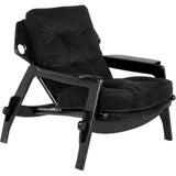Pax Chair w/CFC Performance Velvet Upholstery - LOOMLAN - Noir - Accent Chairs