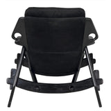 Pax Chair w/CFC Performance Velvet Upholstery - LOOMLAN - Noir - Accent Chairs