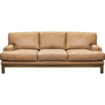 Paxton Leather In Collins Celadon Sofa - LOOMLAN - Sofas & Loveseats