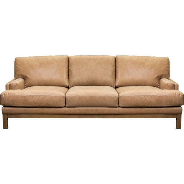 Paxton Leather In Collins Celadon Sofa - LOOMLAN - Olivia + Quinn - Sofas & Loveseats