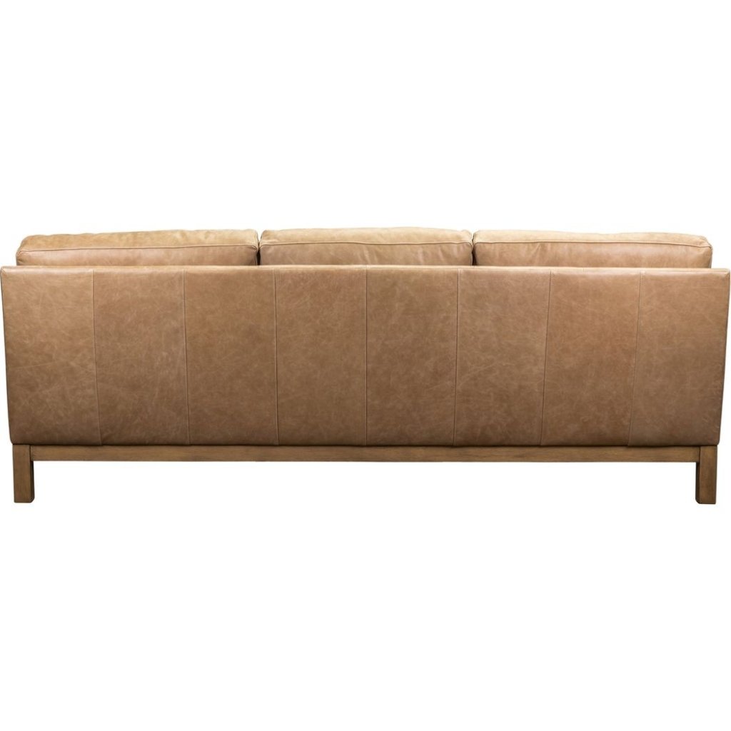 Paxton Leather In Collins Celadon Sofa - LOOMLAN - Sofas & Loveseats