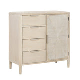 Pearl Asymmetrical Door Wood Chest - LOOMLAN - Palmetto Home - Chests