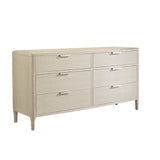 Pearl Six Drawer Dresser and Landscape Wood Mirror - LOOMLAN - Palmetto Home - Dressers