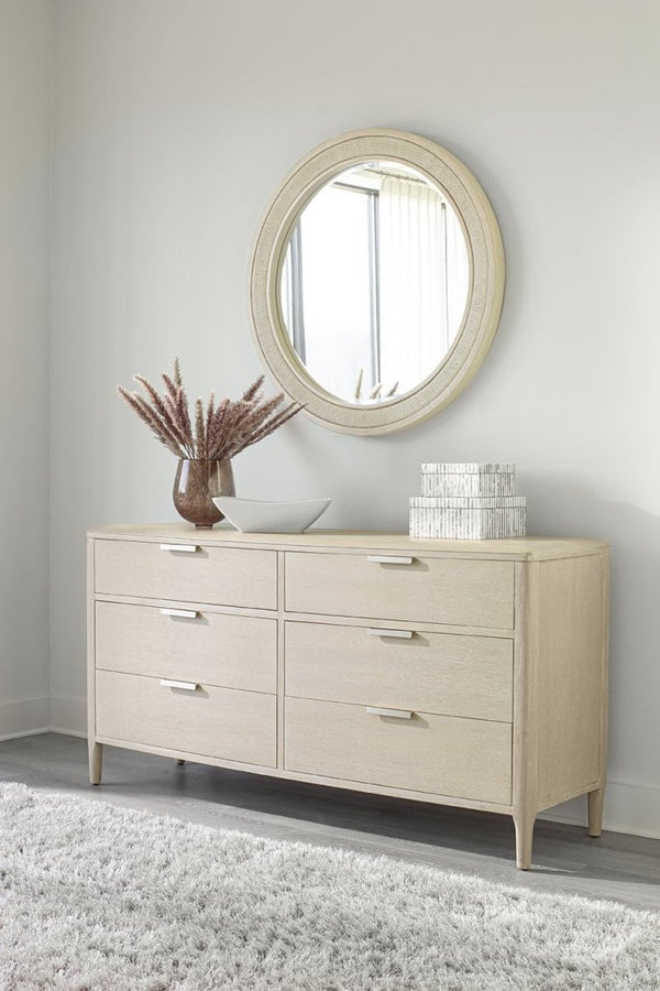 Pearl Six Drawer Wood Dresser - LOOMLAN - Palmetto Home - Dressers