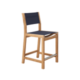 Pearl Teak Patio Counter Height Dining Set 5PC - LOOMLAN - HiTeak - Outdoor Dining Sets
