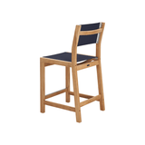 Pearl Teak Patio Counter Height Dining Set 7PC - LOOMLAN - HiTeak - Outdoor Dining Sets